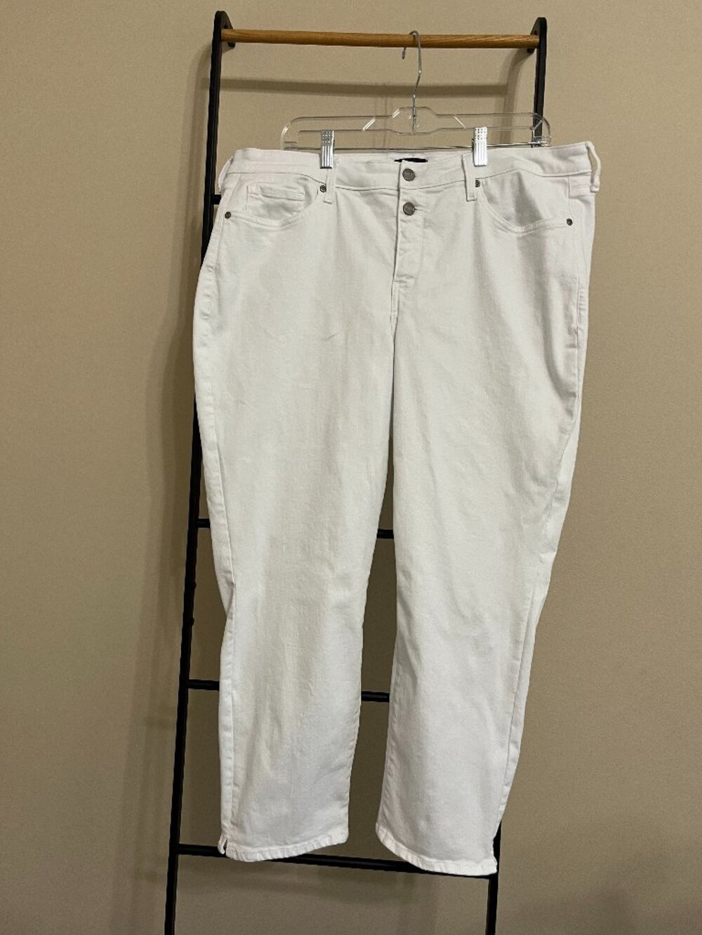NYDJ Sheri Slim Ankle Pants Size 16W Lift Tuck Summer Shaping Comfort Casual